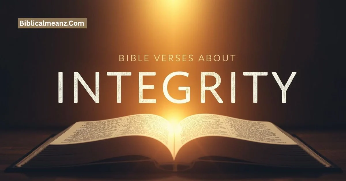 Bible Verses About Integrity