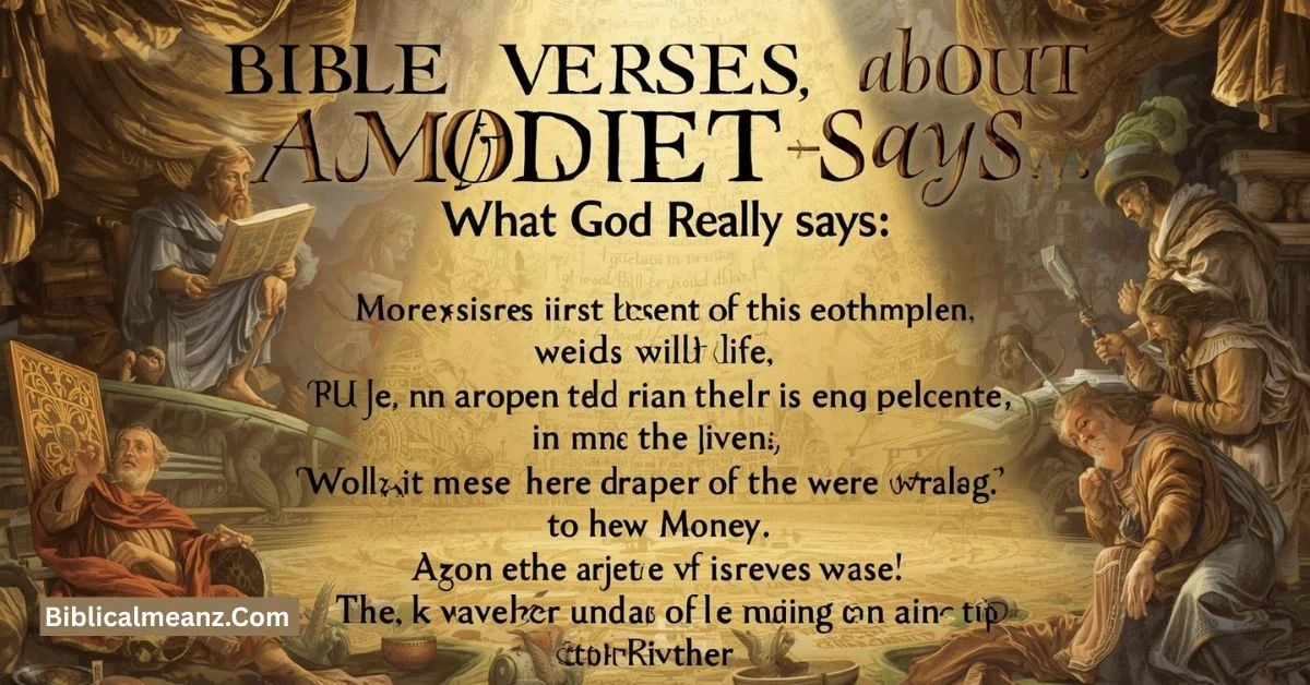 Bible Verses About Money and Greed