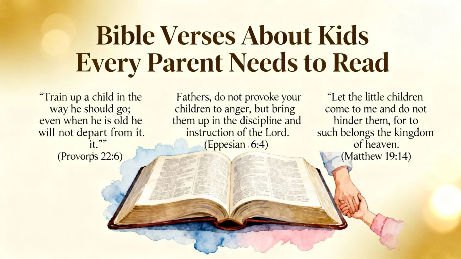 Bible Verses About Kids