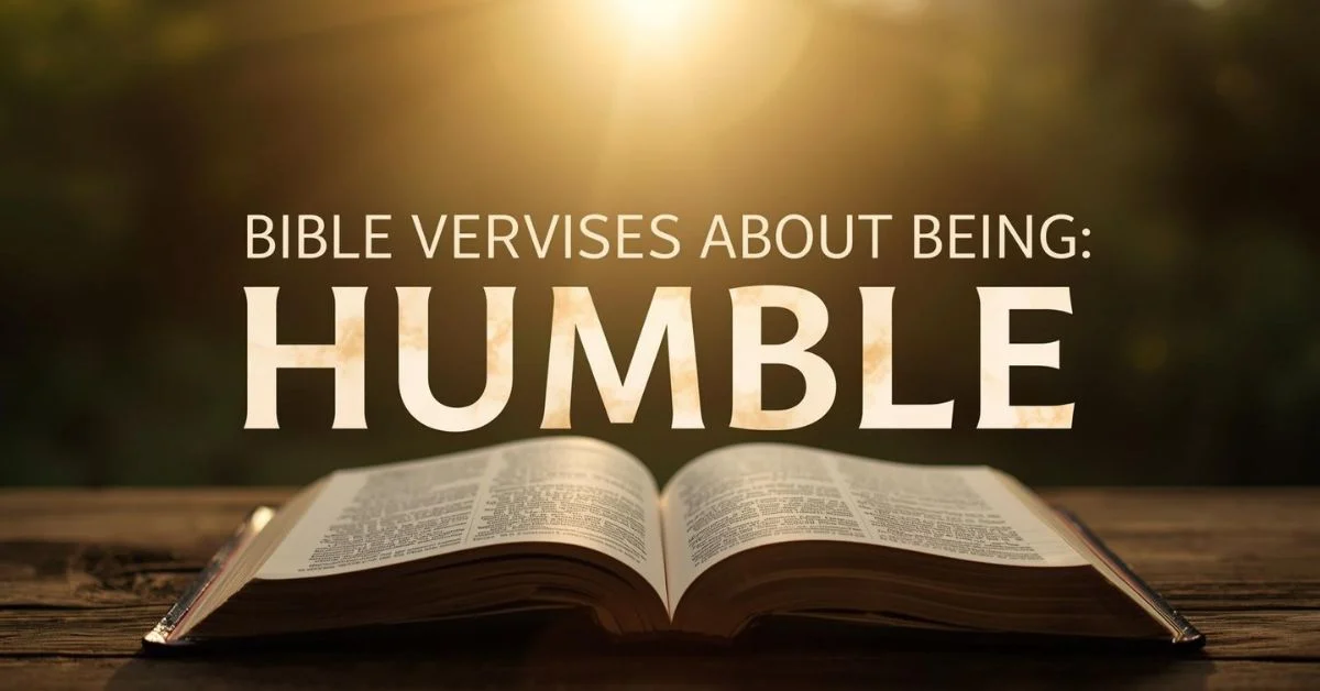 Bible Verses About Being Humble