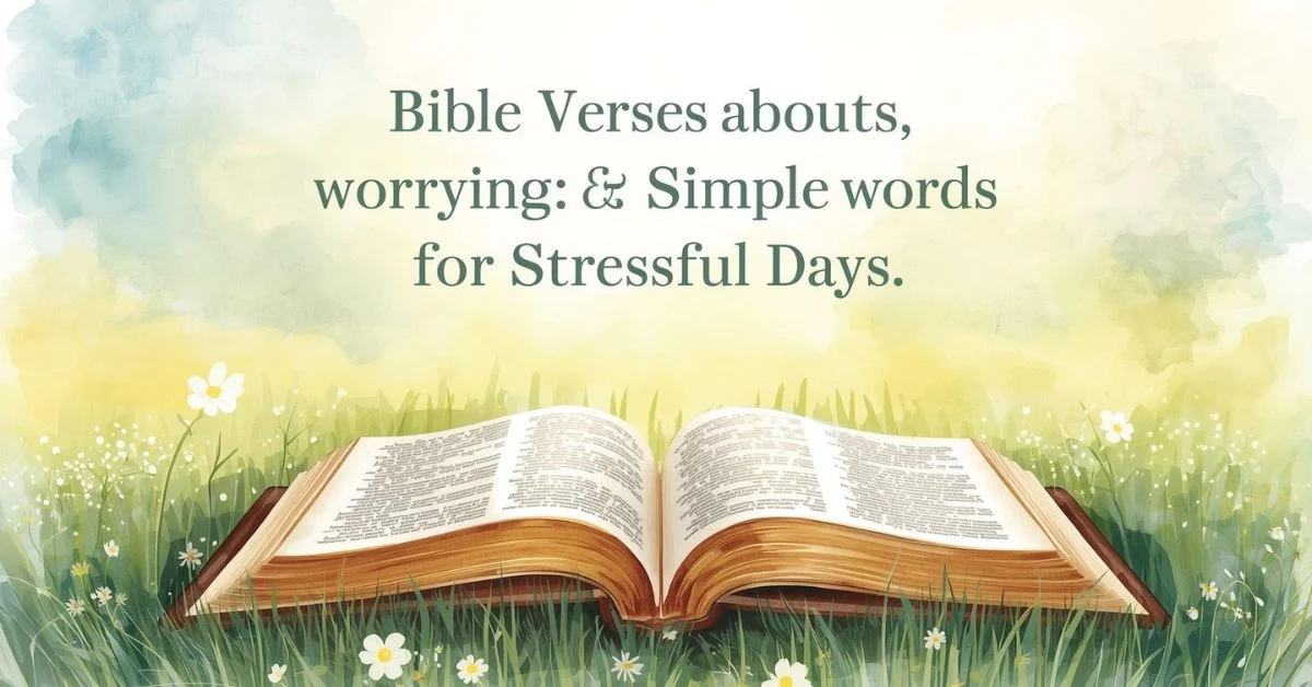 Bible Verses About Worrying