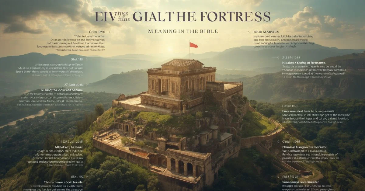 Fortress Meaning in the Bible