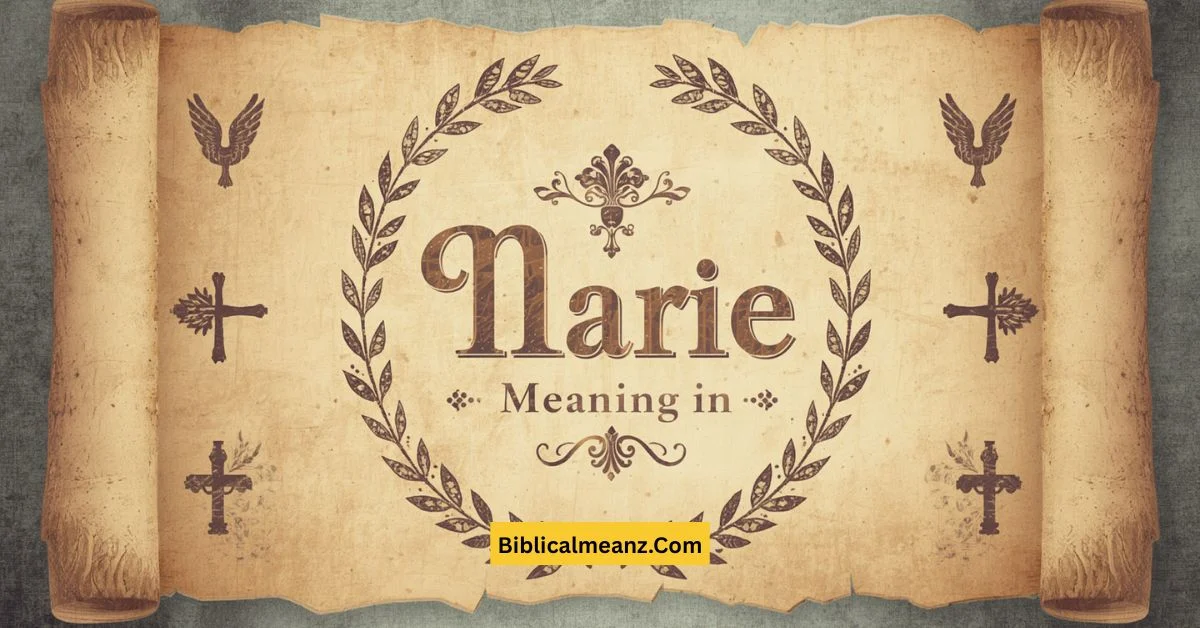 Marie Meaning in Bible